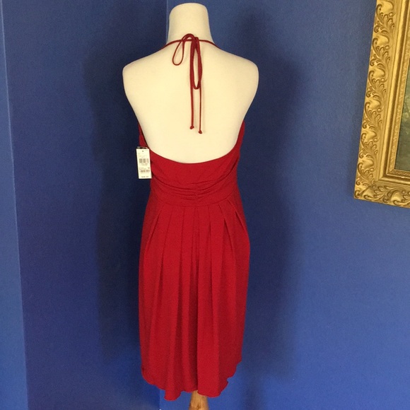 Ruby red cocktail party dress rhinestone jewels Y2K homecoming dance NWT 💃🏻 - Picture 8 of 16